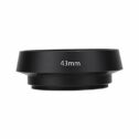 143 43mm Lens Hood,Vented Metal Lens Hood Replacement with Plastic Lenses Cap for for Leica for Canon for Nikon for...