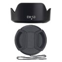 49mm Front Lens Cap and EW-53 Hood for Canon M50 M100 M6 with EF-M 15-45mm is STM，EF-S 35mm f/2.8 is...