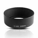 Ares Foto® 49mm Screw in Lens Hood. For lenses with focal length 35mm and larger. Compatible with Canon Sony Nikon...