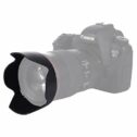 Bjhengxing Camera Lens Accessories EW-73B Lens Hood Shade for Canon EF-S17-85/4-5.6USM IS Lens(Black)