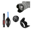 Camera Basic Accessories Bundle 43mm Lens hood, Lens cap, Cleaning set For Samsung NX3300 NX3000 NX500 With Samsung 16-50mm f/3.5-5.6...
