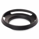 CELLONIC® Ø 43mm Wide Angle Lens Hood Compatible for Ø 43mm Universal Metal Screw-in Cylindrical/Round Sun Shade Protector Cover