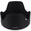 CELLONIC® EW-72 Lens Hood Compatible for Canon EF 35mm 1:2 USM IS Plastic Bayonet Flower/Tulip/Petal Sun Shade Protector Cover