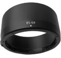 ES-68 Lens Hood Shade for Canon EF 50mm f/1.8(Not for 1.4) STM,HUIPUXIANG 49mm Lens Hood