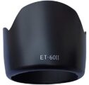 ET-60 Lens Hood Shade for Canon EF 75-300mm f/4-5.6 III,EF 75-300mm f/4-5.6 III USM,EF-S 55-250mm f/4-5.6 is II,EF-S 55-250mm f/4-5.6...