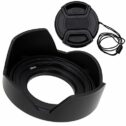 Fotodiox Lens Hood Kit for Sony E PZ 16-50mm F3.5-5.6 OSS E-mount Power Zoom Lens with Tulip Flower Lens Hood...