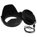Fotodiox Type 2 Flower Lens Hood with Front filter thread 58mm, Black...