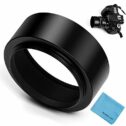 Fotover 58mm Metal Standard Screw-in Standard Lens Hood with Centre Pinch Lens Cap for Canon Nikon Sony Pentax Olympus Fuji...
