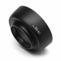 Fotover Replacement ES-62 Lens Hood Sun Shade for Canon EF 50mm f/1.8 II lens