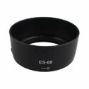 Futheda ES-68 Replacement Camera Lens Hood Compatible with EF 50 mm f/1.8 STM Black