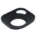 Haoge LH-B39P 39mm Rectangular Square Metal Screw-in Lens Hood Shade with Hollow...