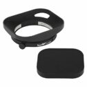 Haoge LH-M36B Square Metal Lens Hood Hollow Out Designed with Metal Cap for Leica Summicron 35mm f2, Summicron M 35mm...