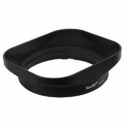 Haoge LH-P15 Square Metal Lens Hood for Panasonic LEICA DG SUMMILUX 15mm f/1.7 ASPH lens 15MM F1.7 Lens Shade