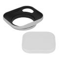 Haoge LH-S46P 46mm Square Metal Screw-in Lens Hood Hollow Out Designed with...