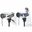 JJC 2 Pieces Clear Rain Cover for Canon Nikon Sony Pentax Fujifilm Sigma Tamron and other DSLR Cameras with Lens...