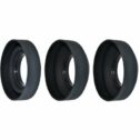 JJC 55mm Collapsible 3-Stage Screw-in Rubber Lens Hood for selected Fujifilm, Minolta, Panasonic, Sharp, Sony lenses