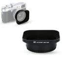 JJC Black Metal Square Lens Hood and Adapter Ring Kit for Fujifilm X100F, X100T, X00S, X100 and X70 Cameras -...
