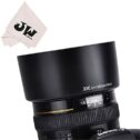 JJC Dedicated Lens Hood Shade Protector for Canon EF 50mm F1.4 USM Lens Replaces Canon Lens Hood ES-71II ES71II, Reversible/Bayonet...