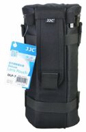 JJC DLP-7 130 x 310 mm Water Resistant Deluxe Lens Pouch with Strap - Black