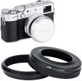 JJC Lens Hood with Adapter Ring for Fujifilm Fuji X100V X100 X100S...