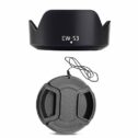 Komet Lens Hood & Cap for Canon EOS M100 M50 M6 M10 with EF-M 15-45mm f/3.5-6.3 is STM Lens Replaces...