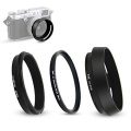 Lens Hood and Adapter Ring Fits for Fujifilm Fuji X100V X100F, X100T,...