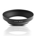 Lens hood made metal (aluminum). For screwing in and for wide-angle lenses. For Canon Sony Nikon Pentax Olympus Leica Fujifilm...