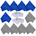 Microfiber Cleaning Cloths - 10 Colorful Cloths and 2 White ECO-FUSED Cloths...