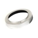 MKKJ Dedicated Lens Hood,for Hasselblad SWC/M camera For Zeiss Biogon 38mm F/4.5 lens Black/Silver (Size : Silver)