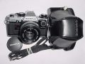Olympus OM10 SLR 35mm Analogue Film Camera & Olympus 50mm F/1.8 Lens...