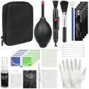 Professional Camera Cleaning Kit, DSLR Camera Cleaning Accessories with Storage Box, Screen Cleaner, Air Blower, Lens Cleaning Pen, Cleaning Brush,...