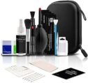 Professional Camera Cleaning Kit,Camera Cleaning Kit with Waterproof Case,Including Cleaning Solution Bottle,5APS-C Cleaning Swabs,Air Blower,Cleaning Cloth for DSLR Cameras for...