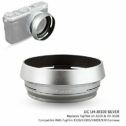 PROfoto.Trend/JJC LH-JX100 Silver Dedicated Lens Adapter and Hood for Fujifilm Finepix X100F, X100T, X100S, X100, X70 (LH-JX100 Silver)
