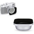 PROfoto.Trend/JJC Silver Square Metal Lens Hood and Adapter Ring Kit for Fujifilm...