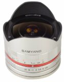 Samyang 8 mm Fisheye F2.8 Manual Focus Lens for Samsung NX - Silver