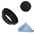 SIOTI Camera Wide Angle Metal Lens Hood + Cleaning Cloth + Lens...