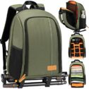 TARION Camera Backpack, Photography Backpack with Large Capacity, Padded Insert, 15'' Laptop Compartment, Professional Waterproof Camera Bag for DSLR SLR...
