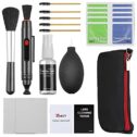 Temery 9-in-1 Professional Camera Cleaning Kit, DSLR Camera Cleaning Accessories (with Storage Box), Rocket Air Blower/Lens Cleaning Pen/Cleaning Cloth/Lens Brush.