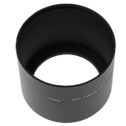 vhbw Lens Hood compatible with Minolta MC 135mm F3.5 - Lens Shade, Matt Black, Metal, Round