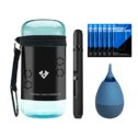 VSGO Camera Cleaning Kit VS-A8E Portable Bottle Tumbler Air Blower Lens Cleaning Pen Lens Microfiber Cleaning Cloth compatible for Canon,...