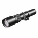 Walimex 500 mm 1:8.0 DSLR Lens for Canon R Bayonet Black (Manual Focus, Calculated for Full Format Sensor, Filter Diameter...