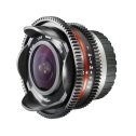 Walimex Pro 7,5 mm 1:3,8 VCSC Fish-Eye Photo/Video Lens with Fixed Lens Hood, Enhanced Glass Lenses and IF For Micro...